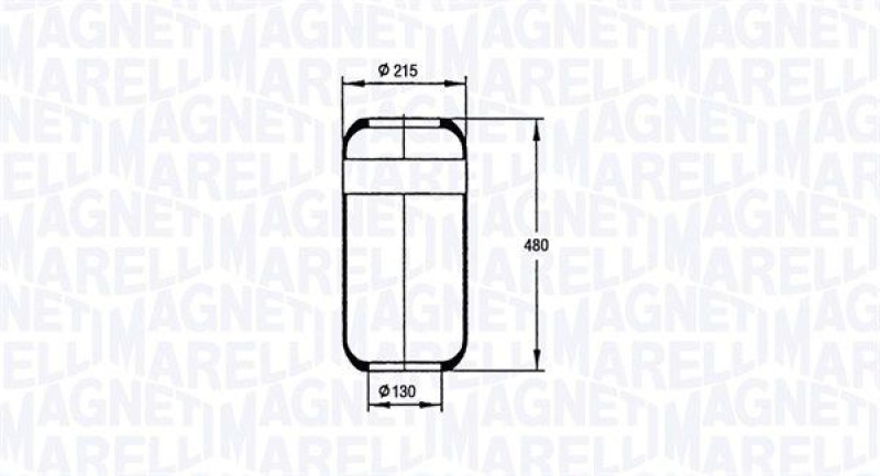 MAGNETI MARELLI Bellow, air suspension