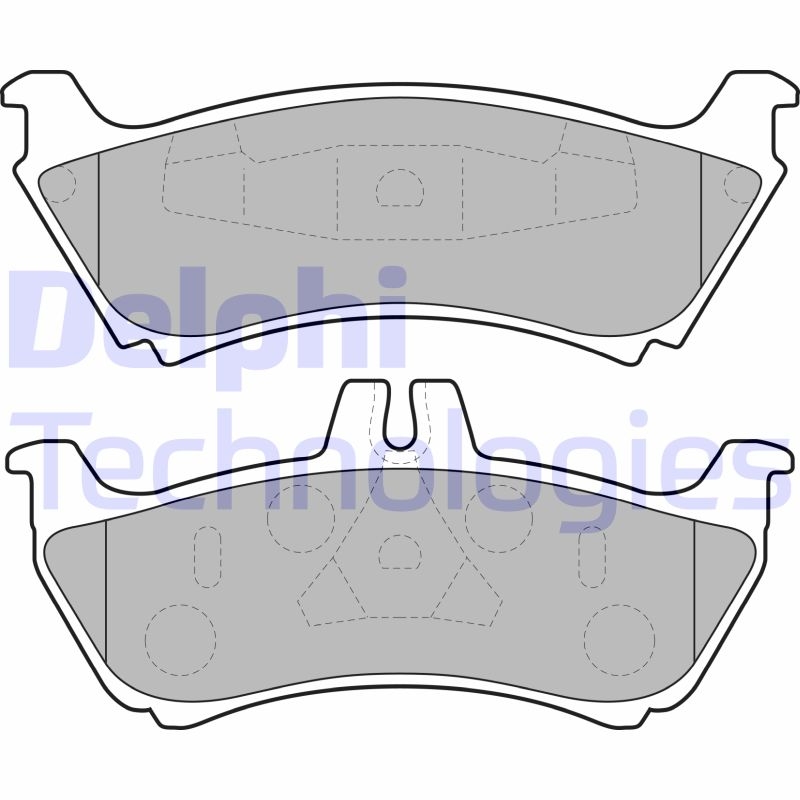 DELPHI Bremsbelagsatz, Scheibenbremse