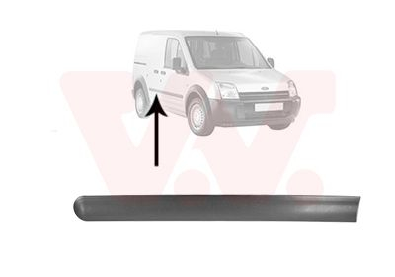 VAN WEZEL Trim/Protective Strip, door