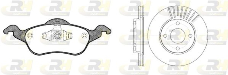 ROADHOUSE Bremsensatz, Scheibenbremse Dual Kit