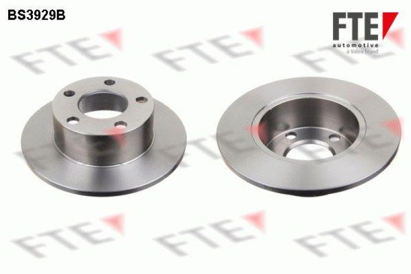 2x FTE Bremsscheibe COATED RANGE 9082420