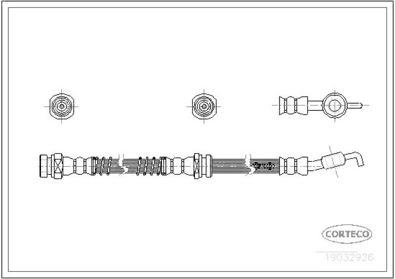 CORTECO Brake Hose