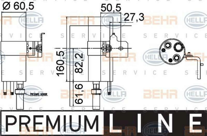 HELLA Trockner, Klimaanlage BEHR HELLA SERVICE *** PREMIUM LINE ***