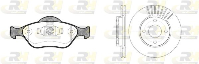 ROADHOUSE Brake Set, disc brake Dual Kit