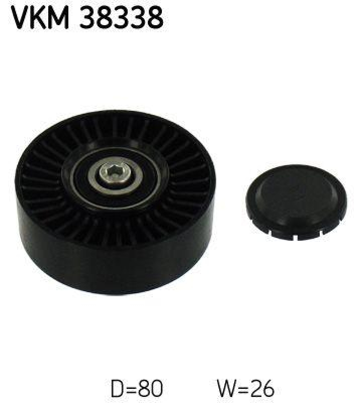 SKF Umlenk-/Führungsrolle, Keilrippenriemen VKM 38338