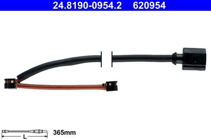 ATE Warning Contact, brake pad wear