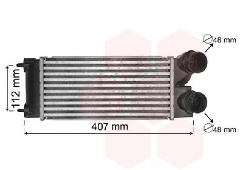 VAN WEZEL Ladeluftk&uuml;hler 40004332