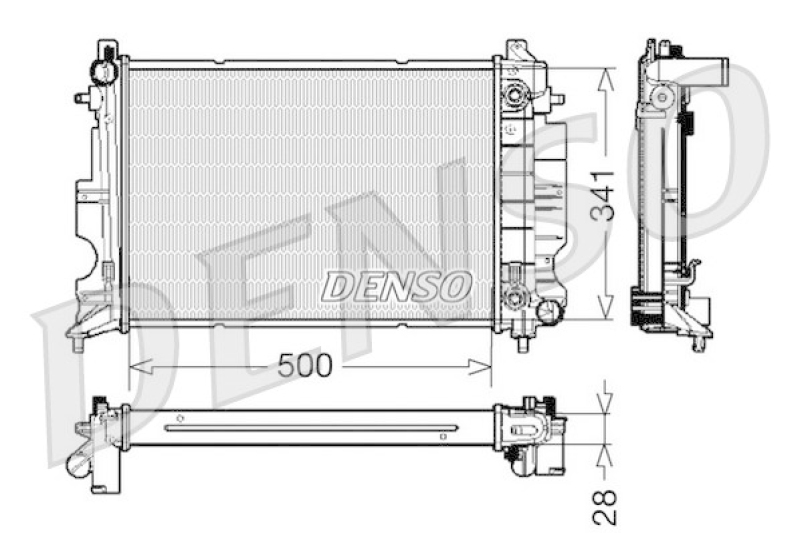 DENSO Radiator, engine cooling