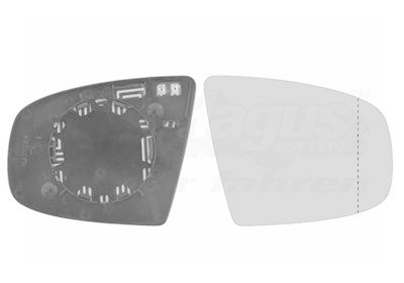 VAN WEZEL Spiegelglas, Au&szlig;enspiegel * HAGUS * 687838