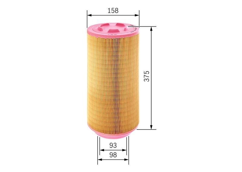 BOSCH Luftfilter F 026 400 252