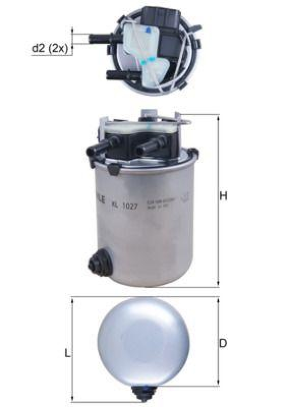 KNECHT Fuel Filter