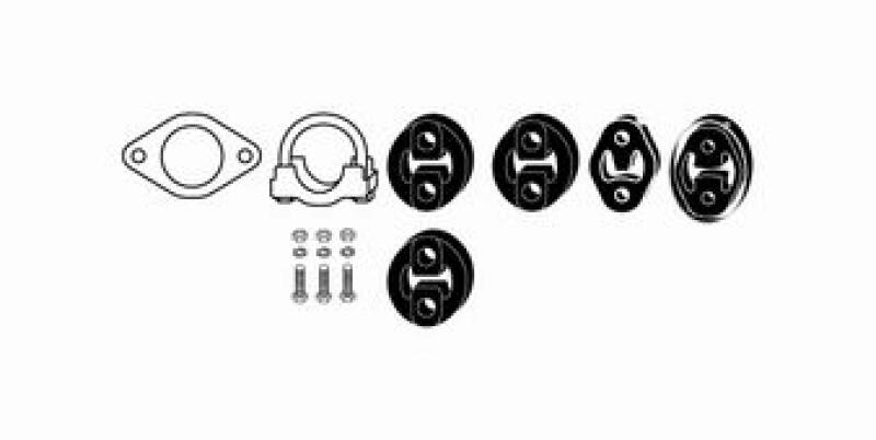 HJS Mounting Kit, exhaust system