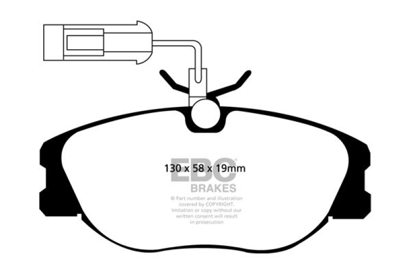 EBC Brakes Brake Pad Set, disc brake