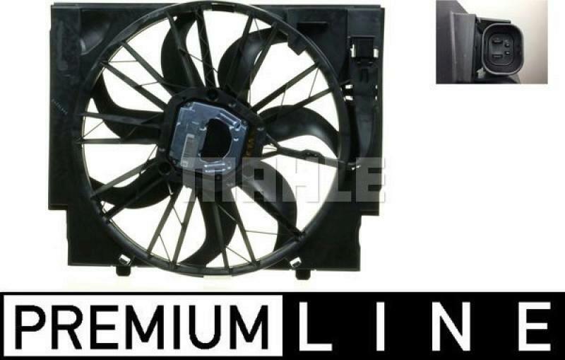 MAHLE Fan, radiator PREMIUM LINE