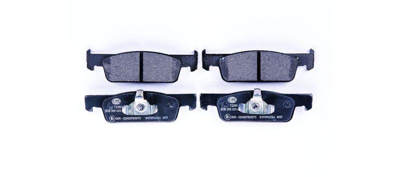 HELLA Bremsbelagsatz, Scheibenbremse 8DB 355 020-801