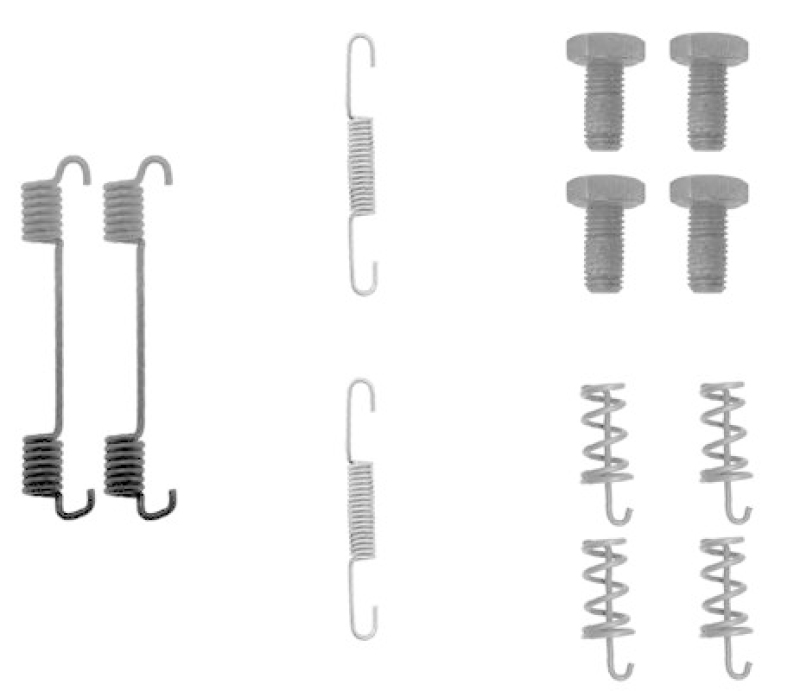 HELLA Accessory Kit, parking brake shoes