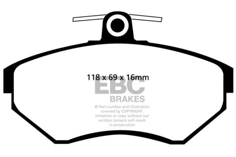 EBC Brakes Brake Pad Set, disc brake