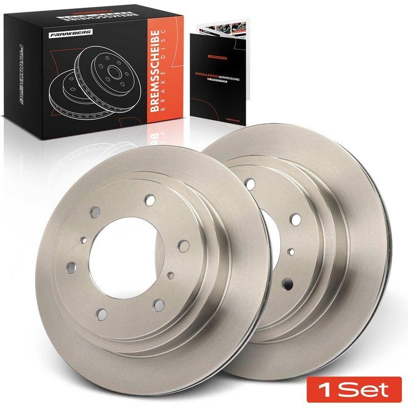 2x Frankberg Bremsscheiben Hinterachse 5481FB0034027