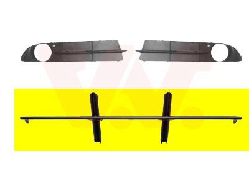 VAN WEZEL L&uuml;ftungsgitter, Sto&szlig;f&auml;nger ** Equipart ** 655590