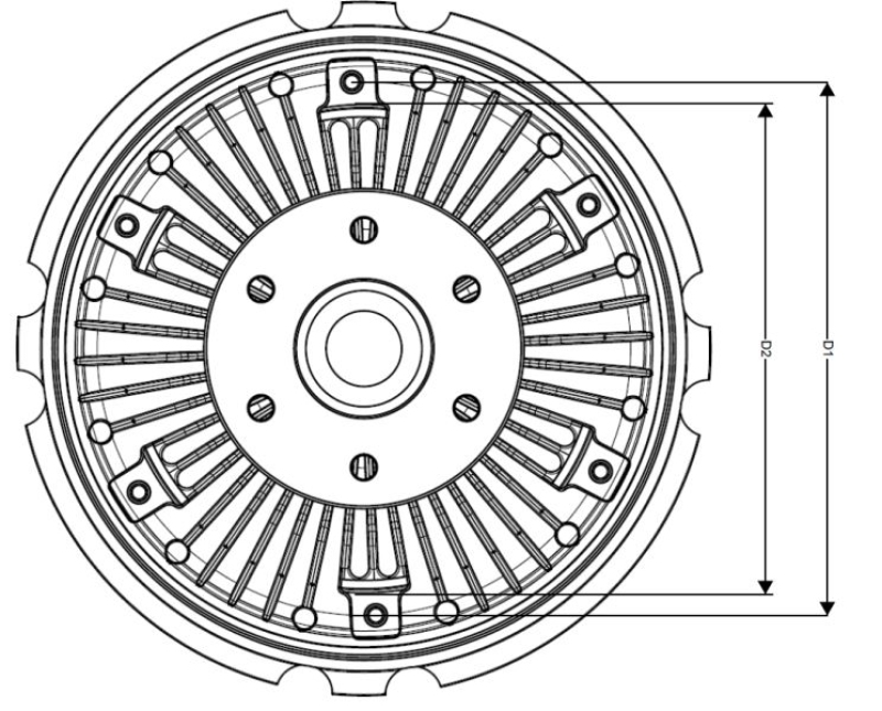 NRF Clutch, radiator fan