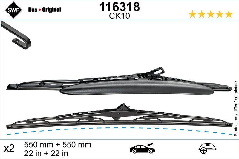 SWF Wischblatt DAS ORIGINAL SET 116318