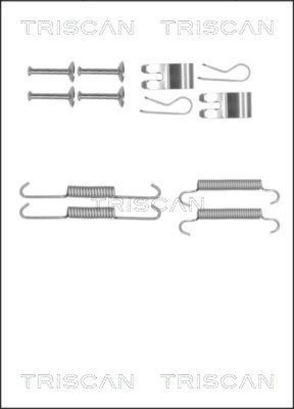 TRISCAN Accessory Kit, parking brake shoes