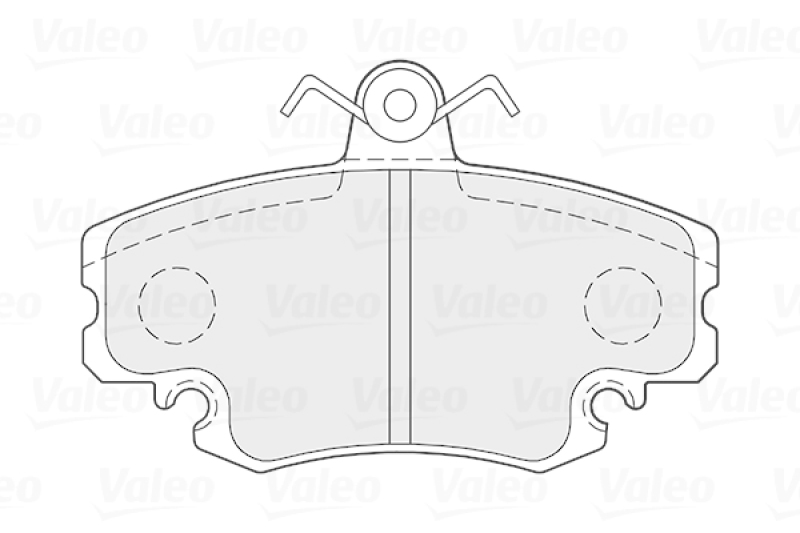 VALEO Brake Pad Set, disc brake FIRST