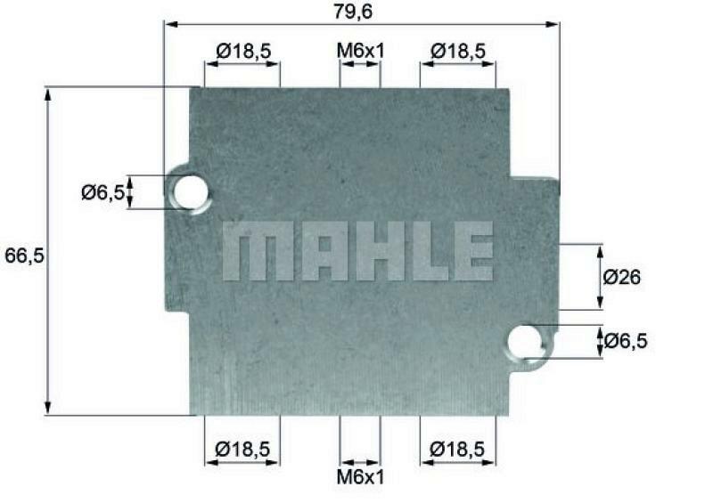 MAHLE Thermostat, oil cooling