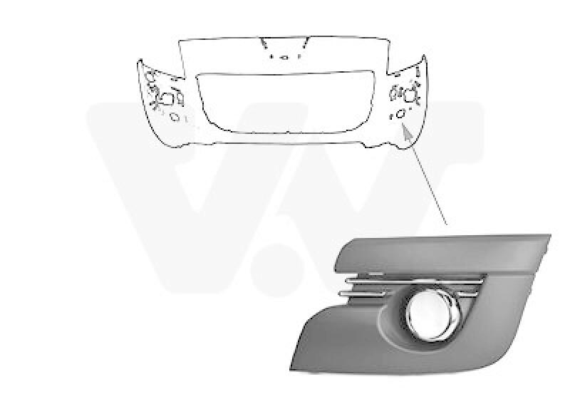 VAN WEZEL Cover, bumper