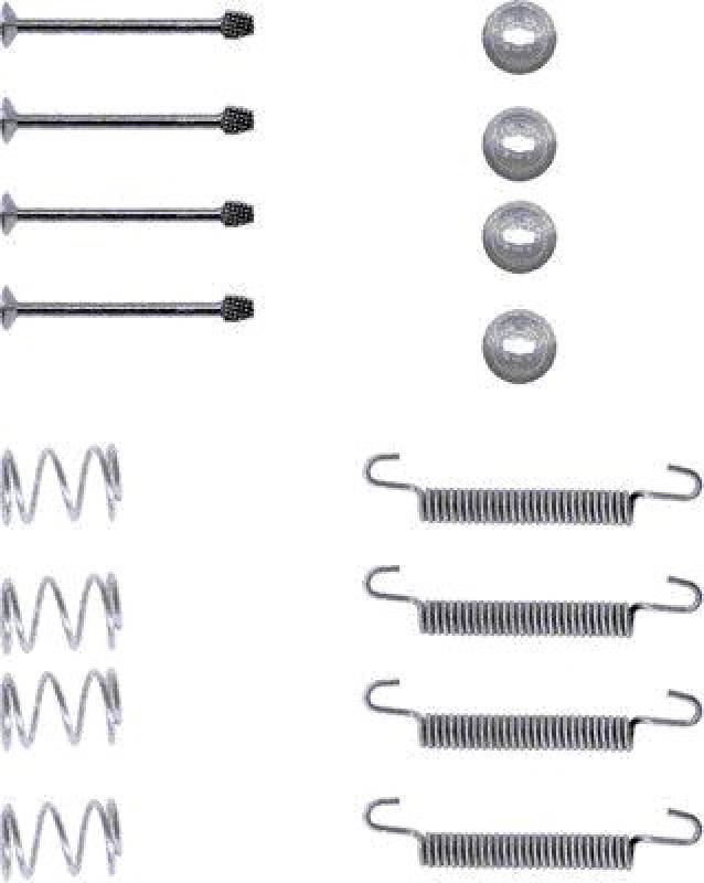 HELLA Accessory Kit, parking brake shoes