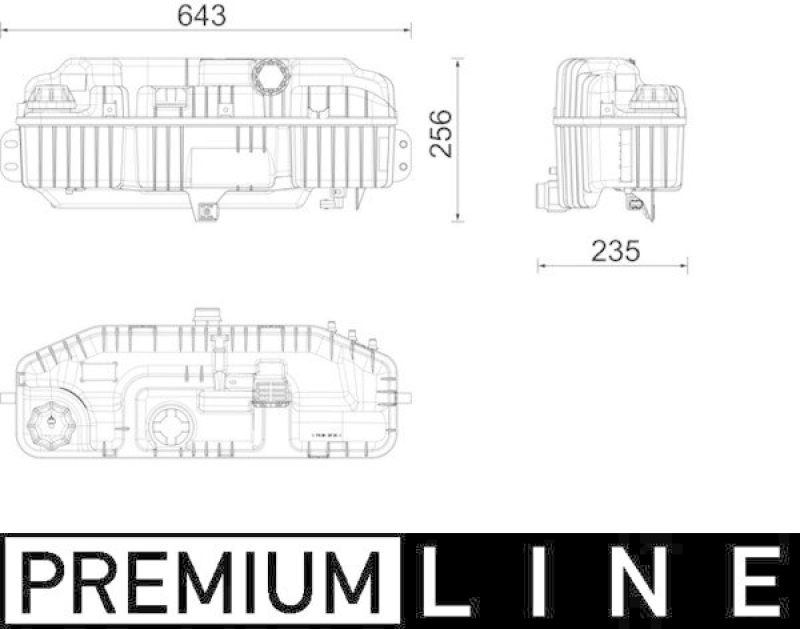 MAHLE Expansion Tank, coolant