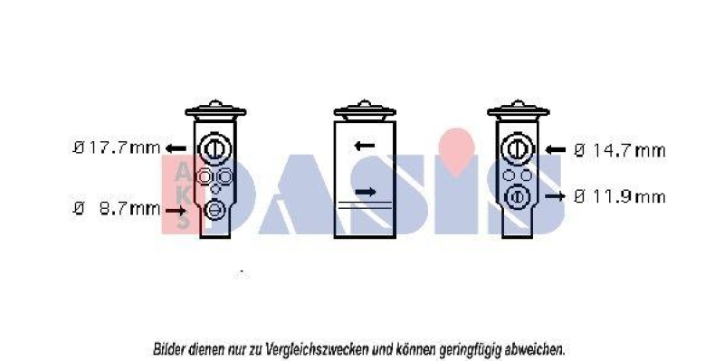 AKS DASIS Expansionsventil, Klimaanlage