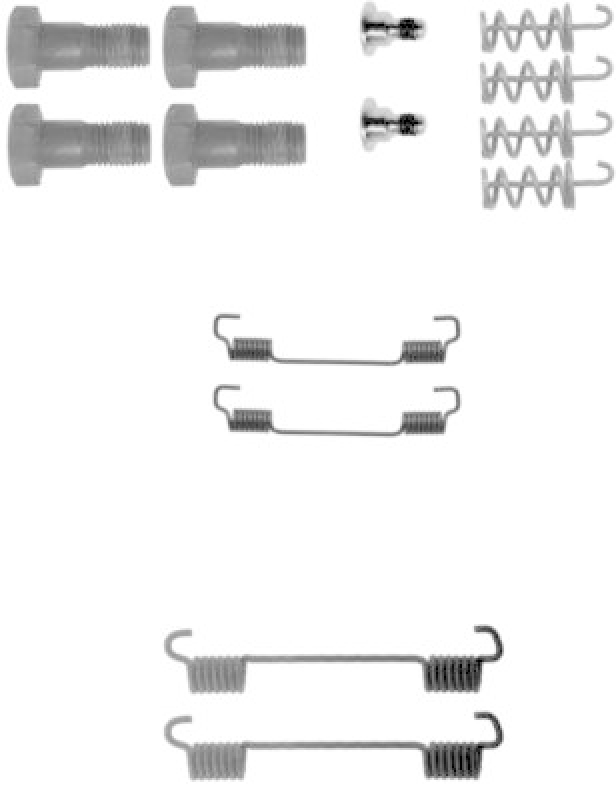 HELLA Accessory Kit, parking brake shoes