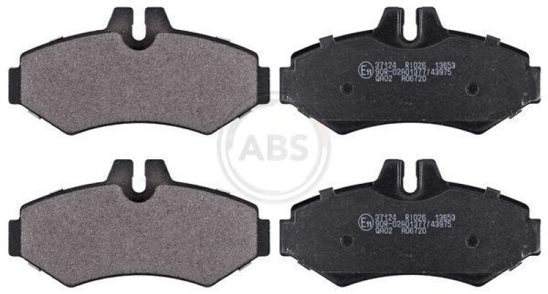 A.B.S. Bremsbelagsatz, Scheibenbremse 37124