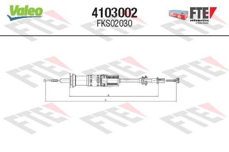 VALEO Seilzug, Kupplungsbetätigung FTE CLUTCH ACTUATION