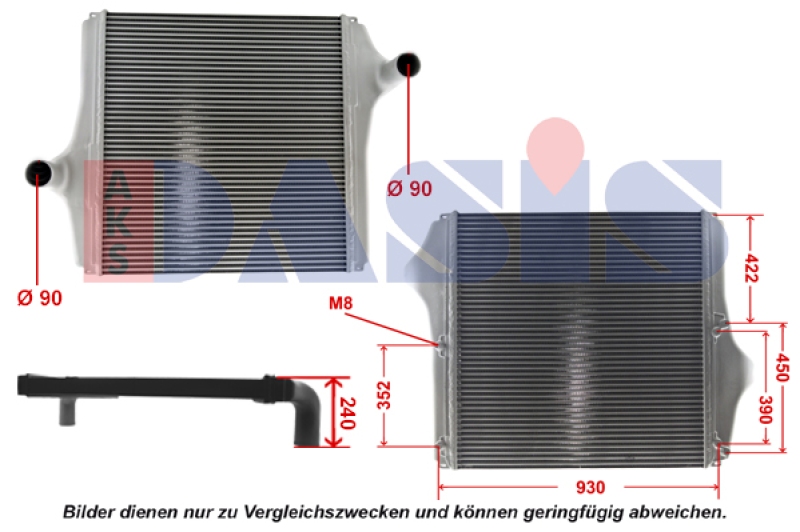 AKS DASIS Ladeluftkühler