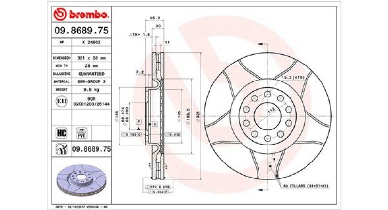 MAGNETI MARELLI Bremsscheibe