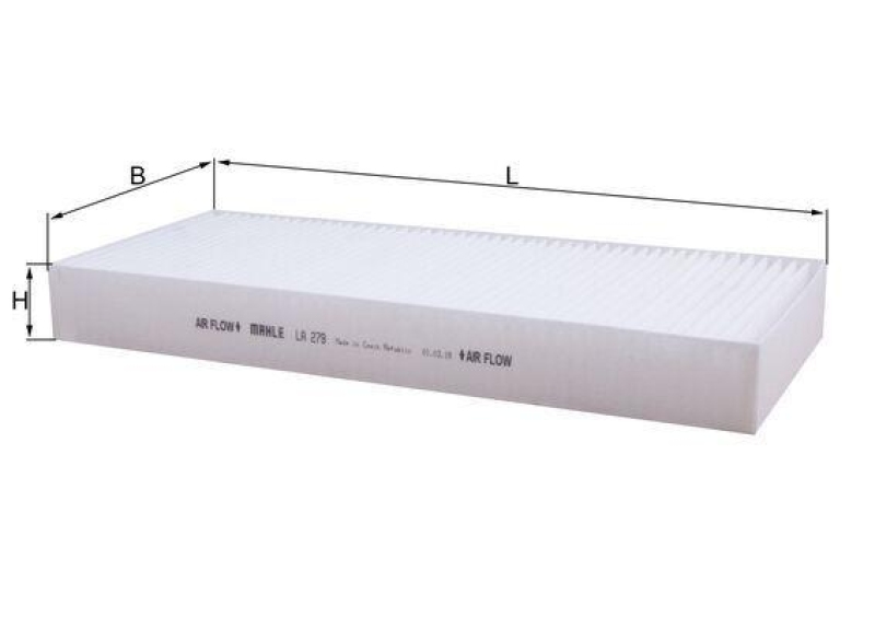 MAHLE Filter, Innenraumluft LA 279