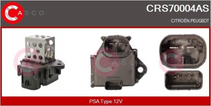 CASCO Series Resistor, electro motor radiator fan