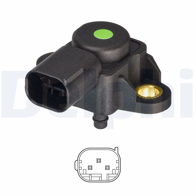 DELPHI Sensor, Saugrohrdruck