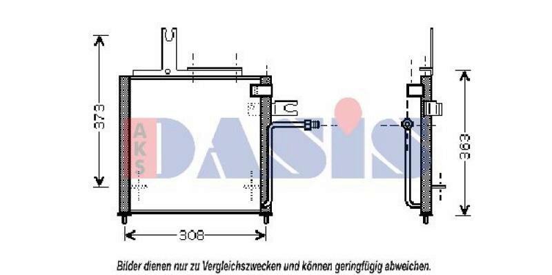 AKS DASIS Kondensator, Klimaanlage