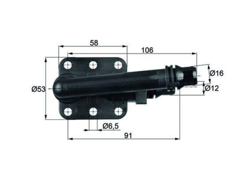 MAHLE Thermostat, oil cooling