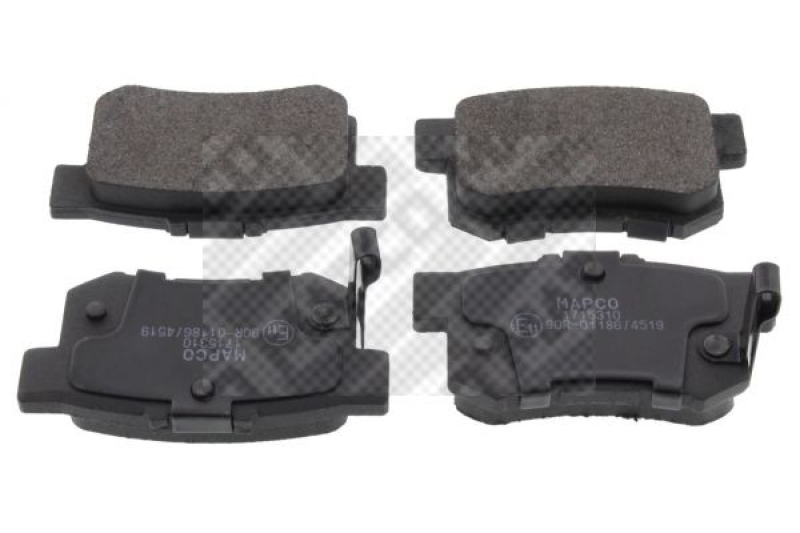 MAPCO Brake Pad Set, disc brake