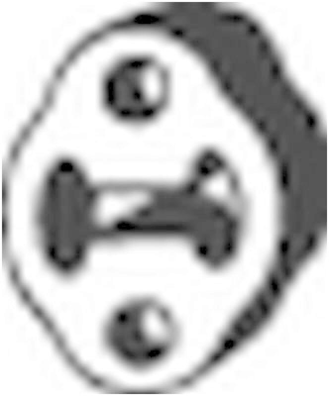 BOSAL Gummistreifen, Abgasanlage 255-385