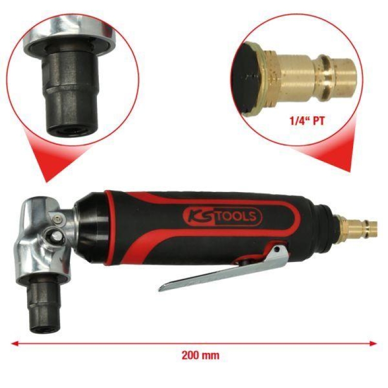 KS TOOLS Winkelschleifer (Druckluft)