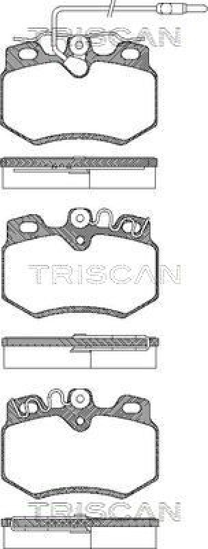 TRISCAN Brake Pad Set, disc brake