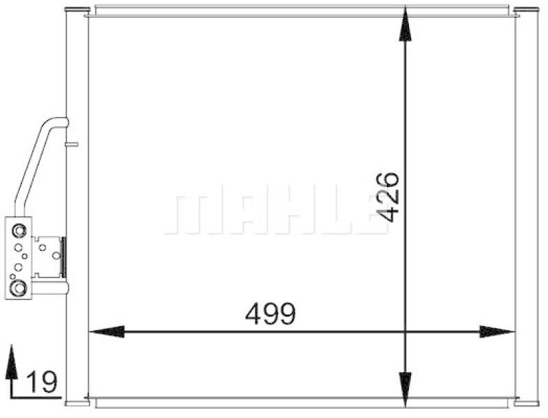 MAHLE Kondensator, Klimaanlage BEHR