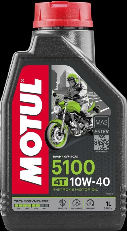 MOTUL Engine Oil 5100 4T 10W-40