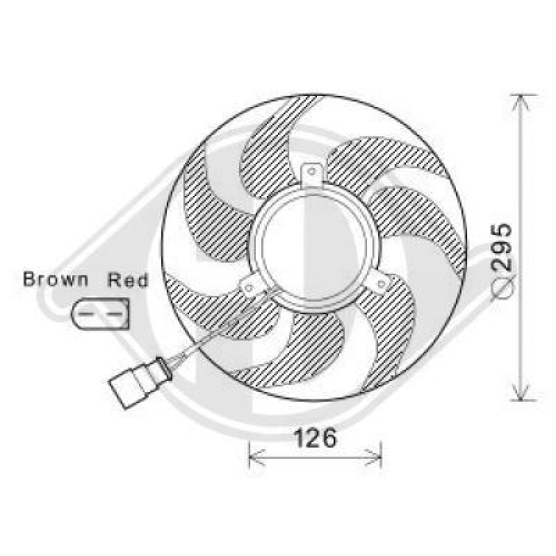 DIEDERICHS L&uuml;fter, Motork&uuml;hlung DIEDERICHS Climate DCL1243
