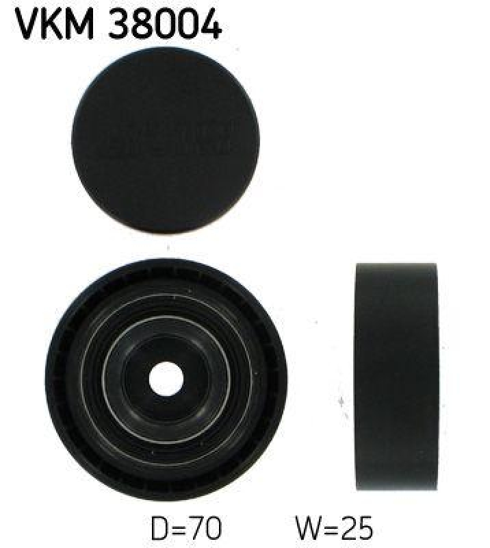 SKF Umlenk-/Führungsrolle, Keilrippenriemen VKM 38004